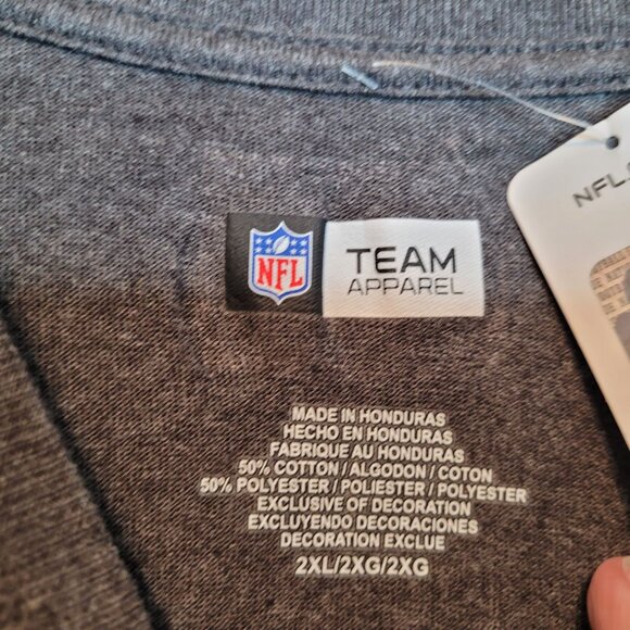 49ers NFL Team Apparel Tshirt Original Tags Mens Size 2XL Gray - Picture 5 of 6